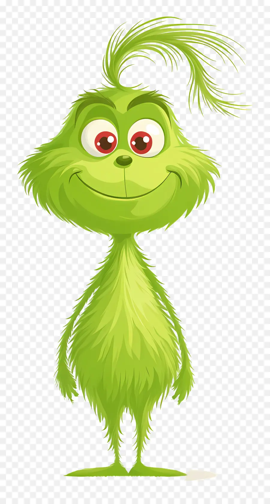 Kartun Grinch，Karakter Hijau PNG