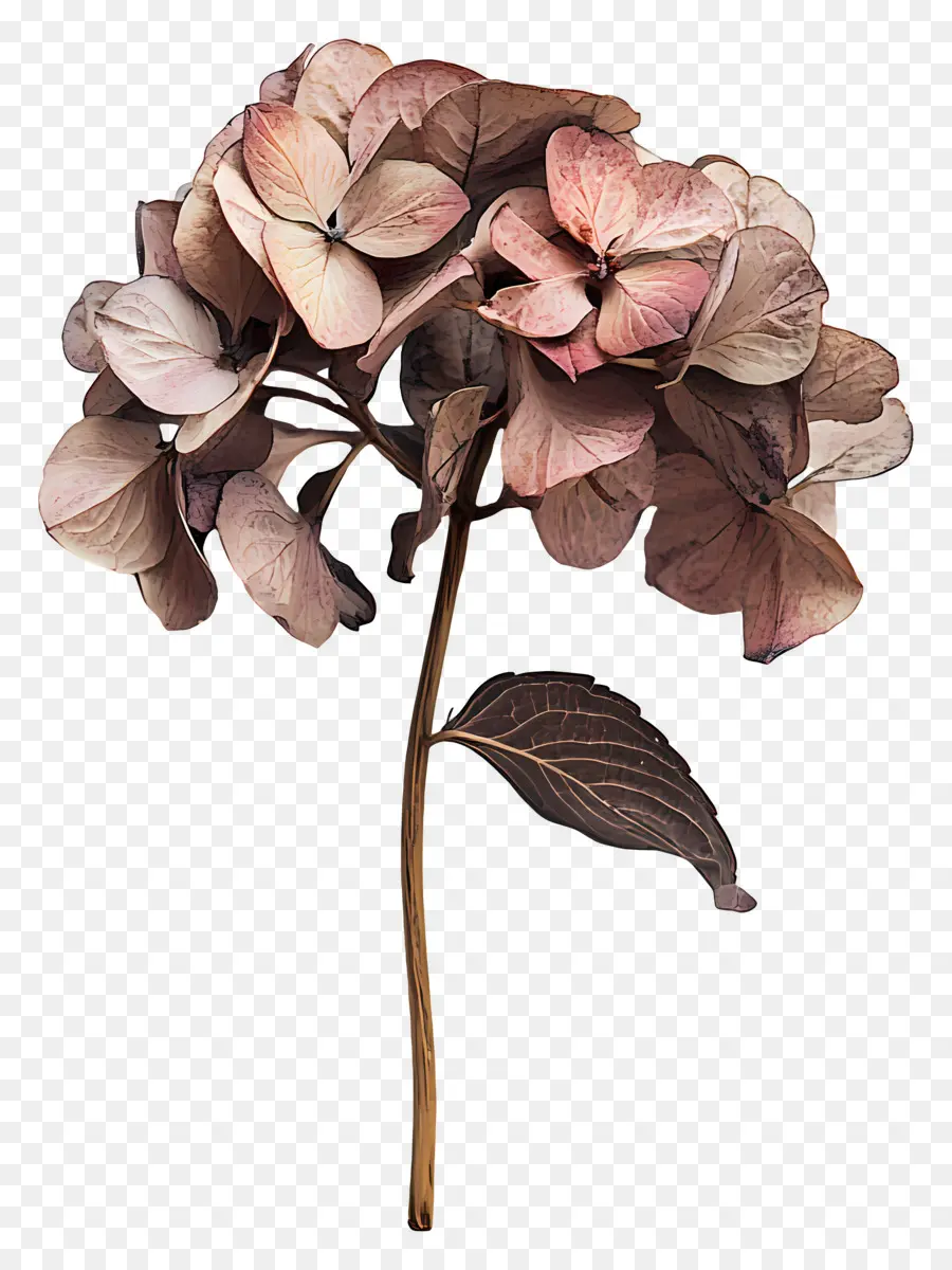 Hydrangea Kering，Hortensia PNG