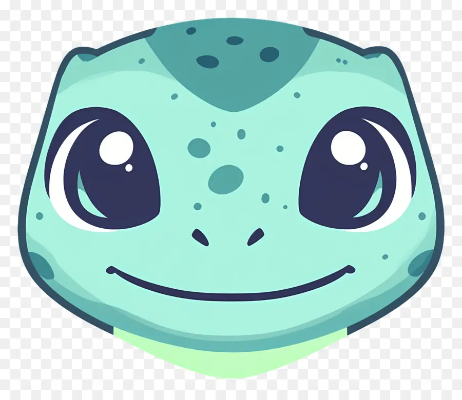 Bulbasaur，Wajah Reptil Kartun PNG