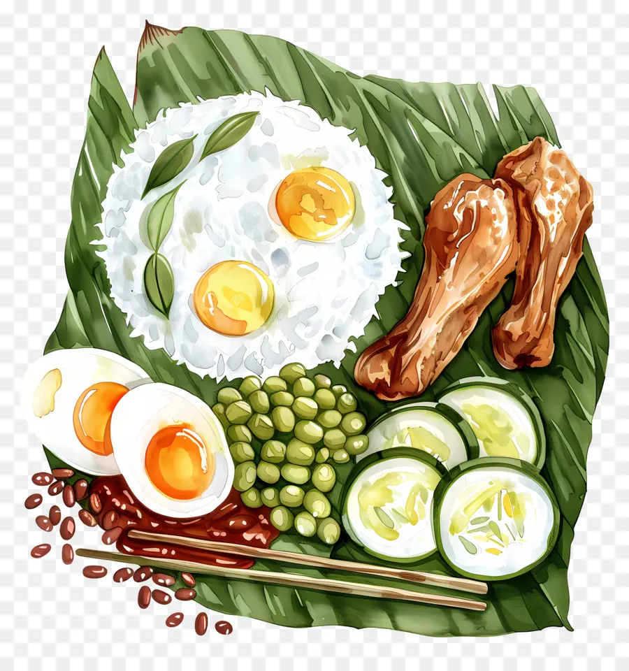 Nasi Lemak，Makanan PNG