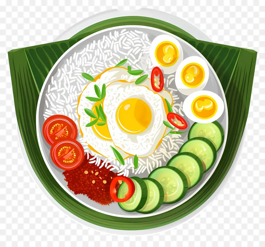 Nasi Lemak，Hidangan Nasi PNG