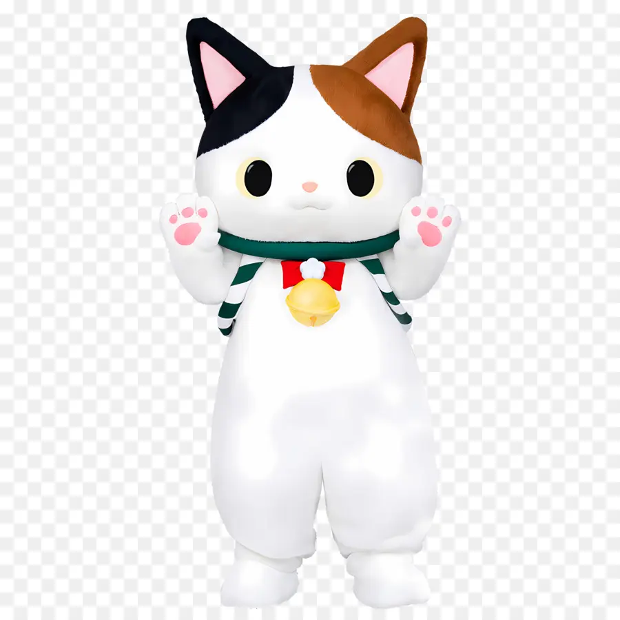 Kabuki Nyantaro，Maskot Kucing PNG