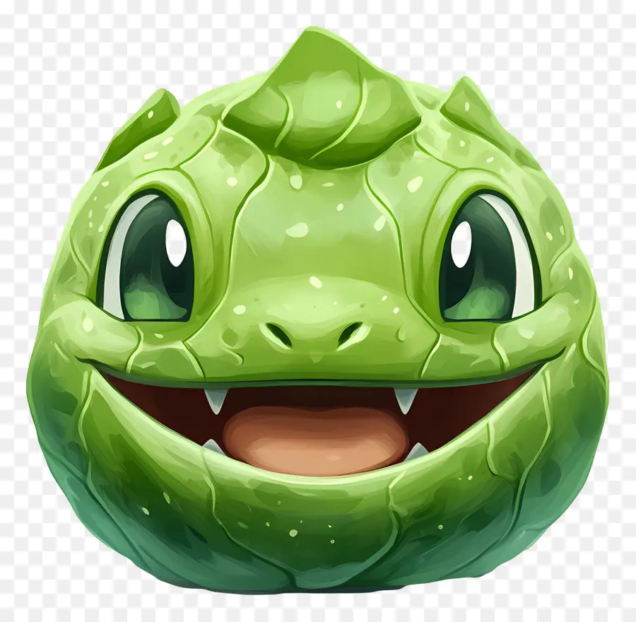 Bulbasaur，Reptil Kartun Hijau PNG