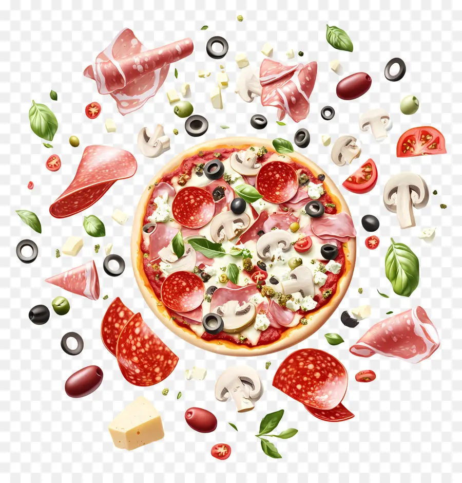 Bahan Pizza，Keju PNG