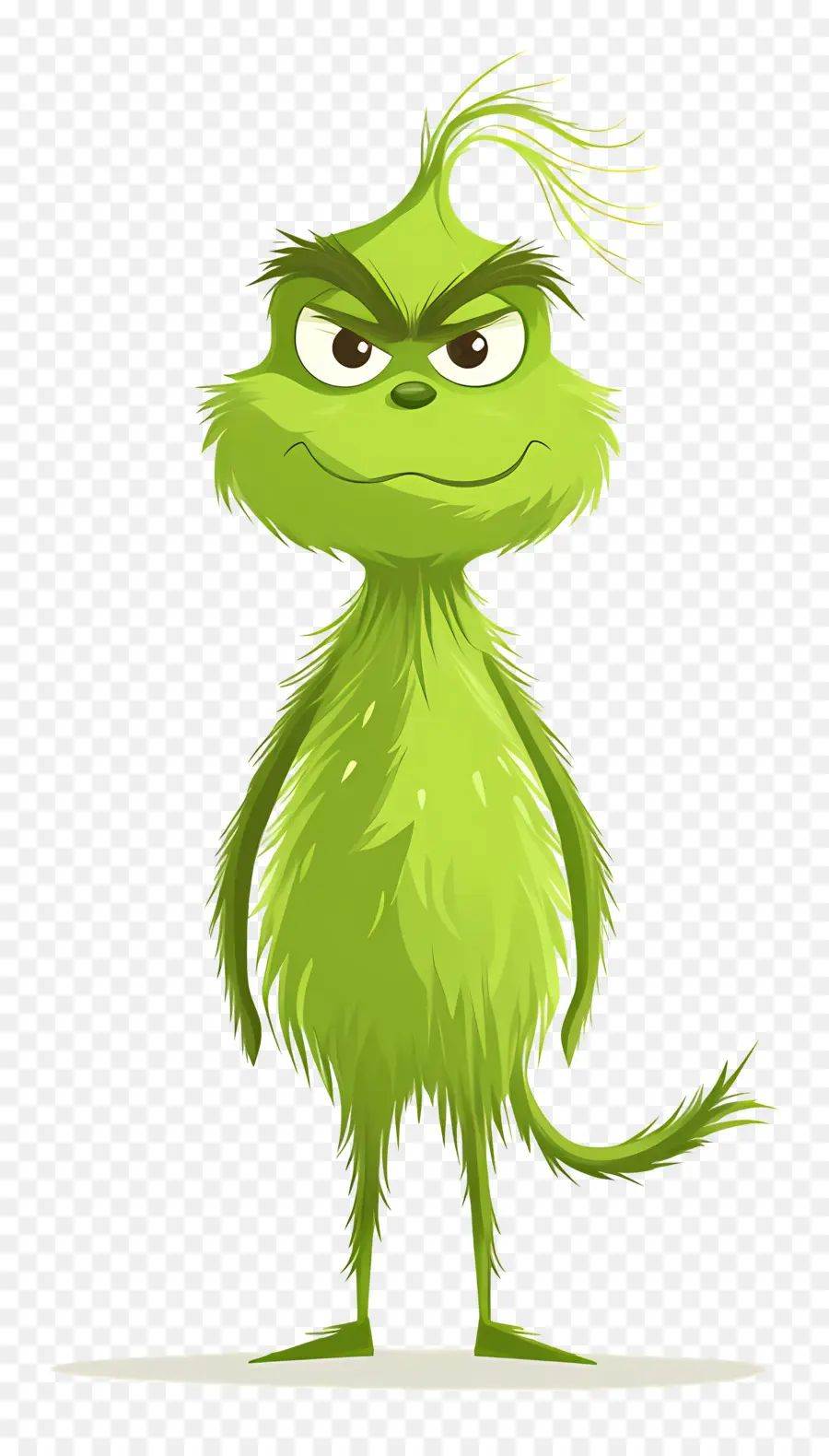 Kartun Grinch，Karakter Hijau PNG