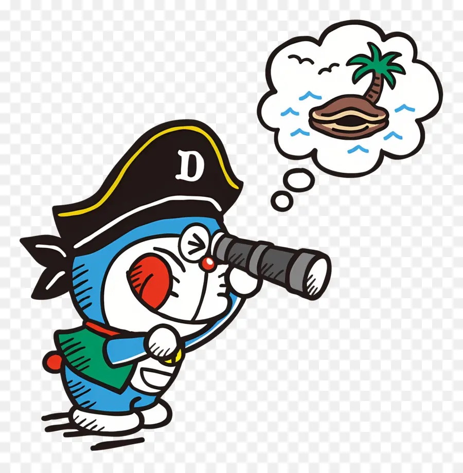 Doraemon，Karakter Bajak Laut PNG