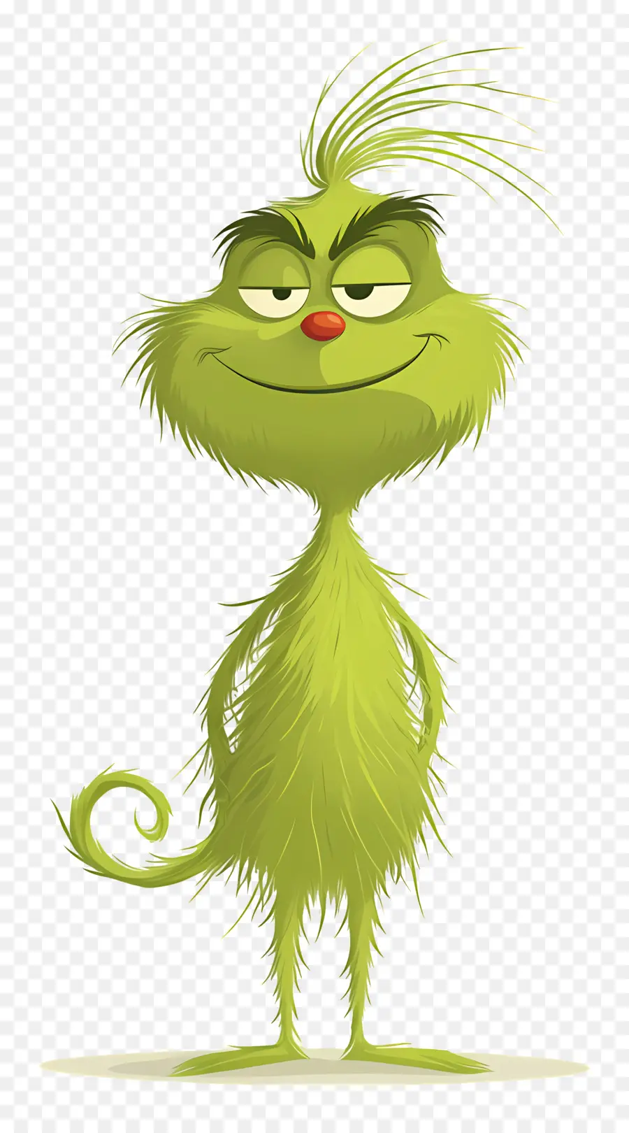 Kartun Grinch，Karakter Hijau PNG