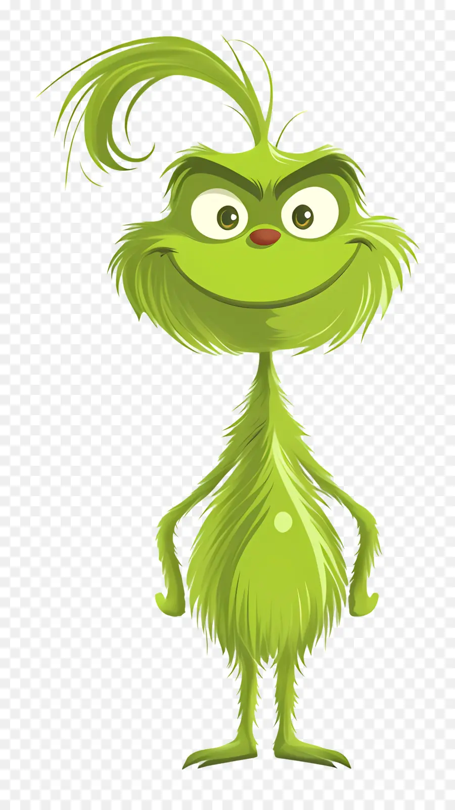 Kartun Grinch，Karakter Hijau PNG