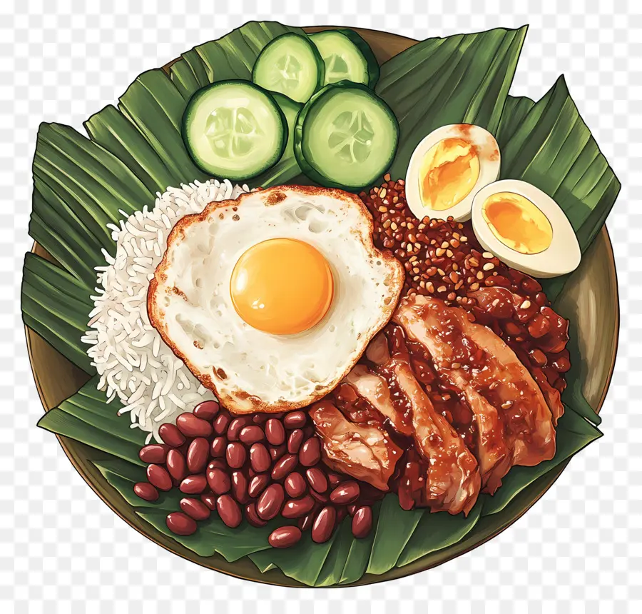 Nasi Lemak，Makanan PNG