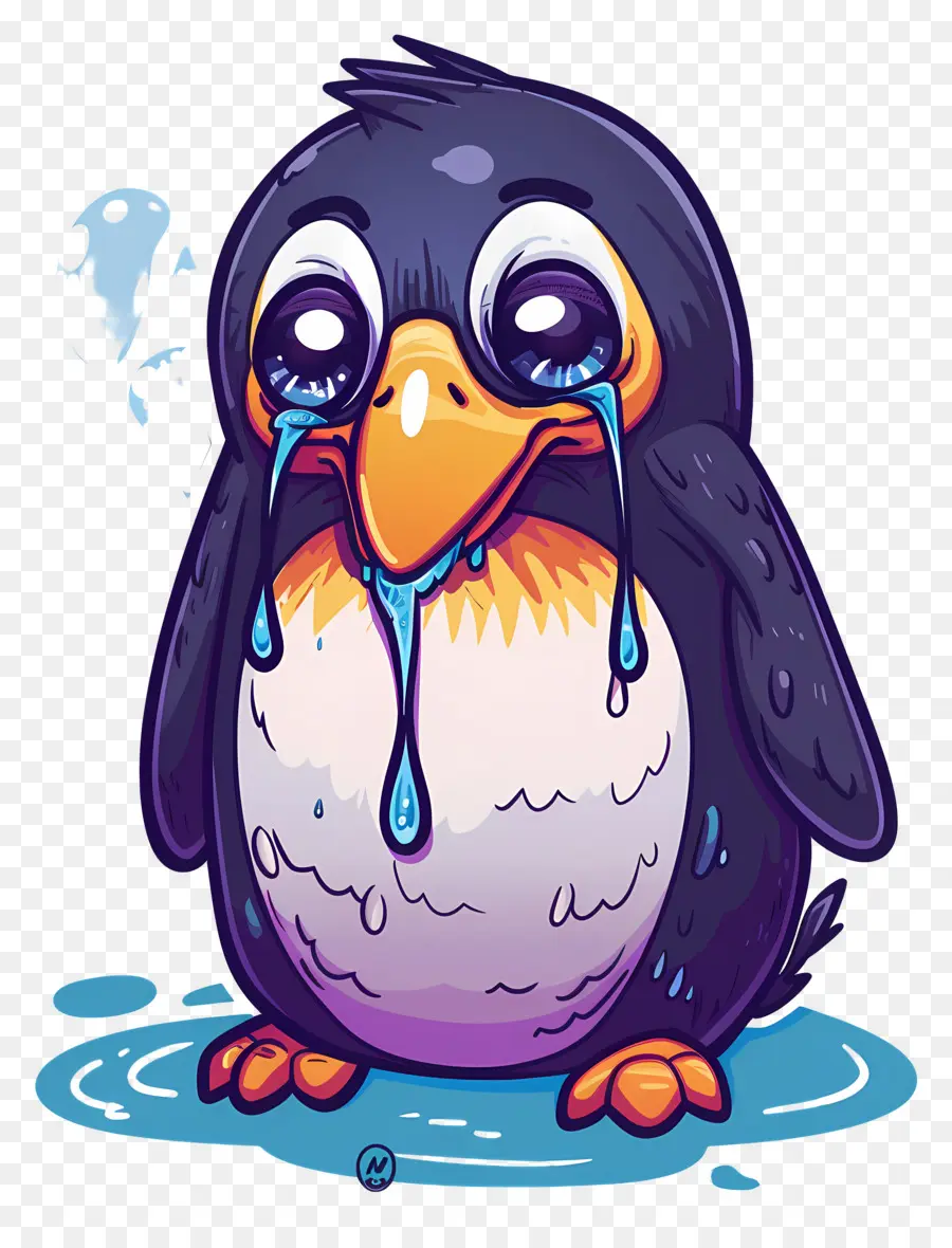 Pinguin Menangis，Pinguin Yang Lucu PNG