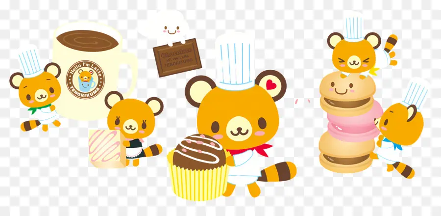 Tenorikuma，Memanggang Beruang PNG