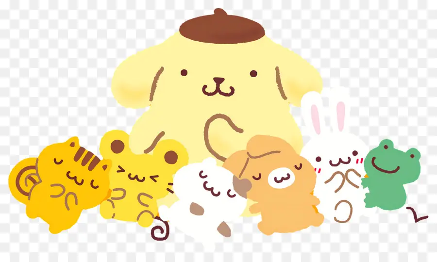 Pompompurin，Kelompok Hewan Lucu PNG