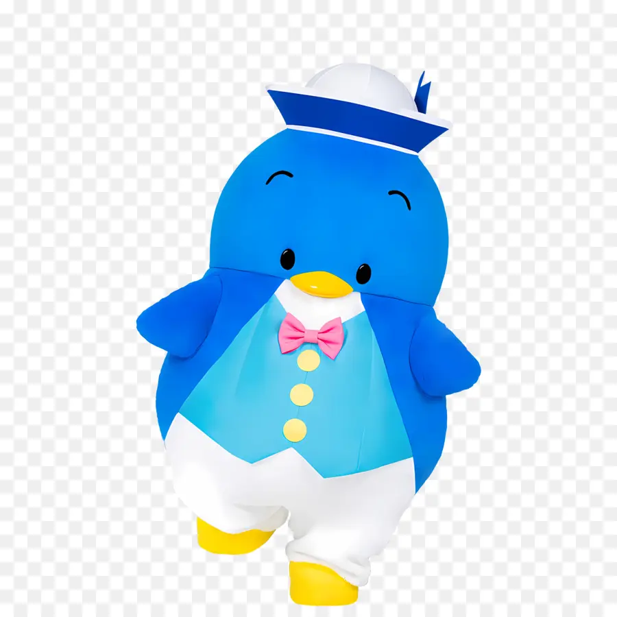 Tuksedo Sam，Karakter Penguin Biru PNG