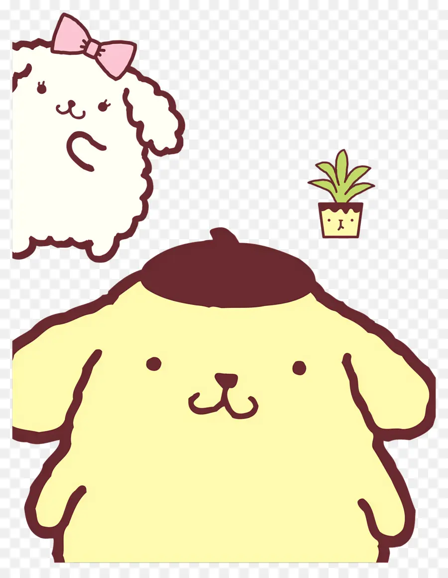 Pompompurin，Anjing Dan Domba Yang Lucu PNG