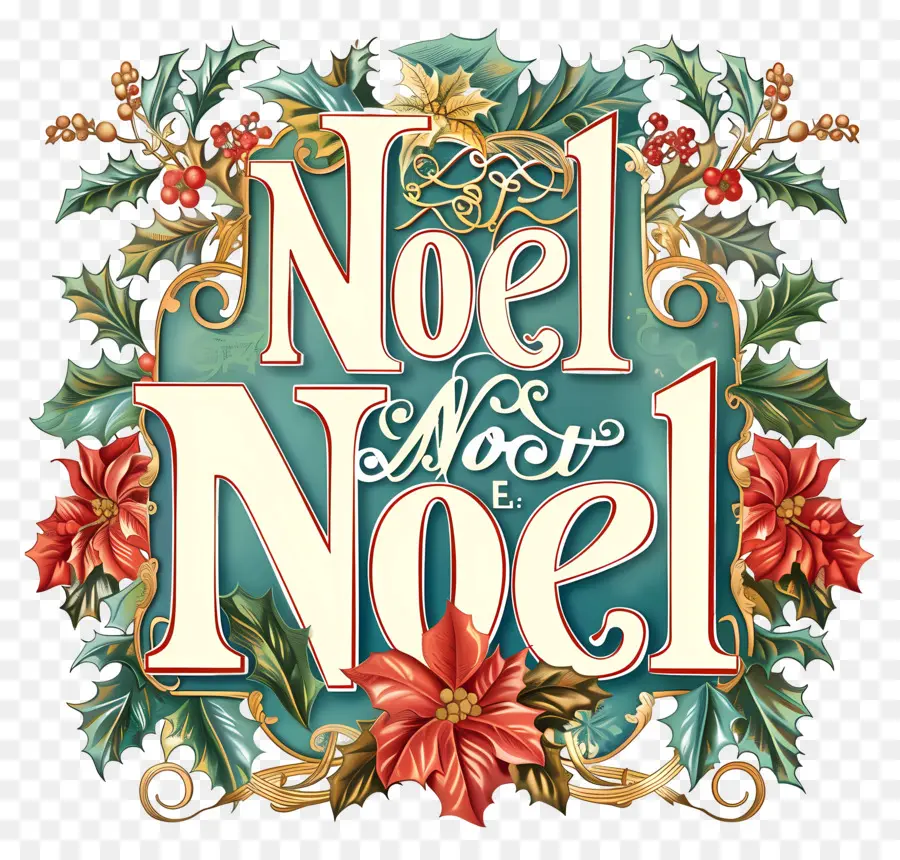 Noel，Teks Noel PNG