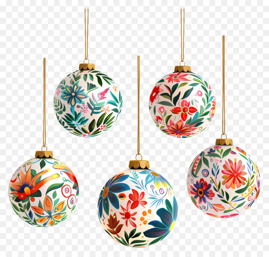 Ornamen Bola Bunga，Ornamen Bunga PNG