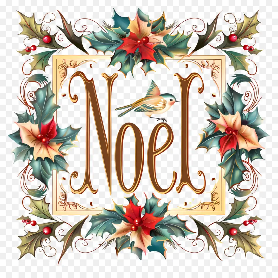 Noel，Desain Burung Noel PNG