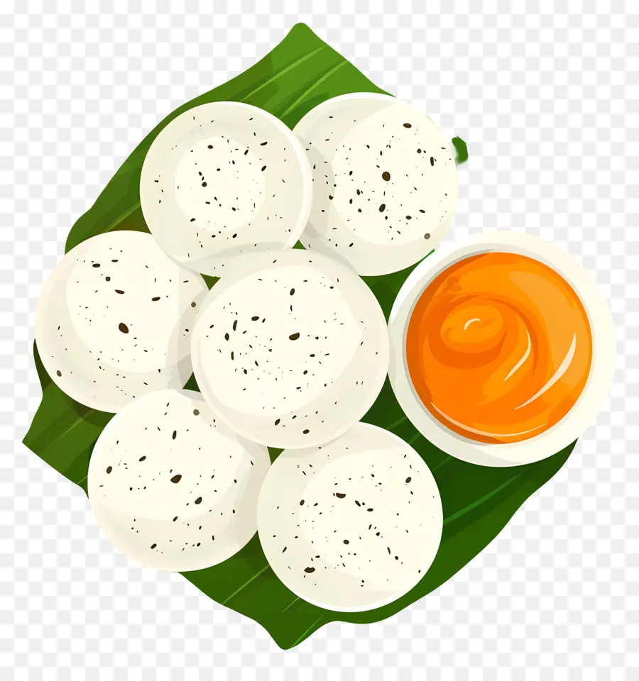 Idli，Idli Dan Chutney PNG