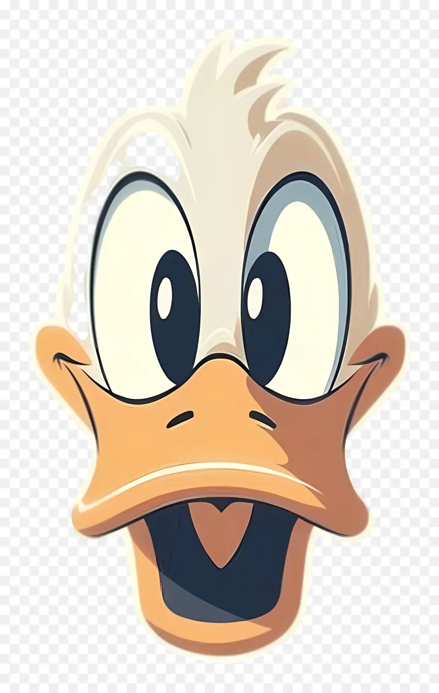 Donald Bebek，Wajah Bebek PNG