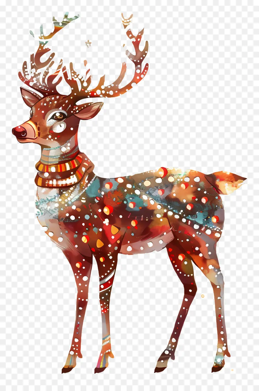 Rusa Natal，Ilustrasi Rusa PNG