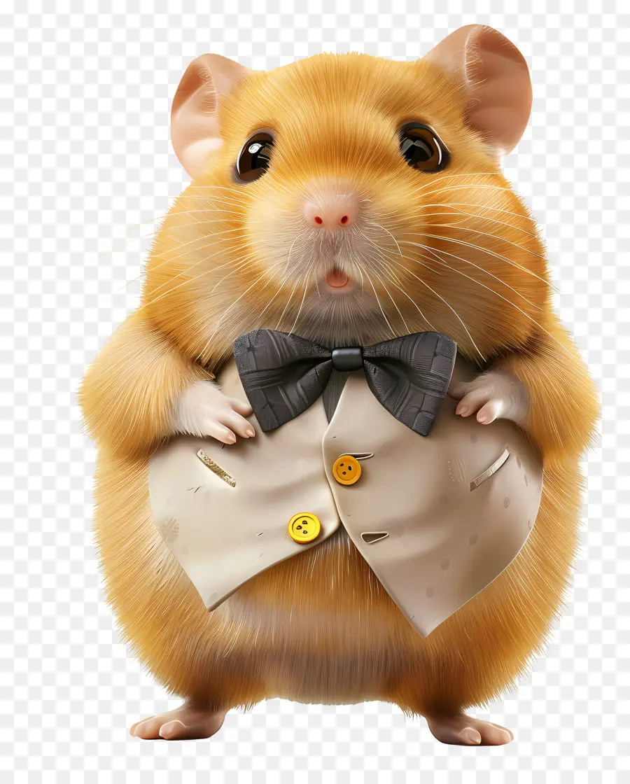 Hamster，Hamster Lucu Dengan Rompi PNG