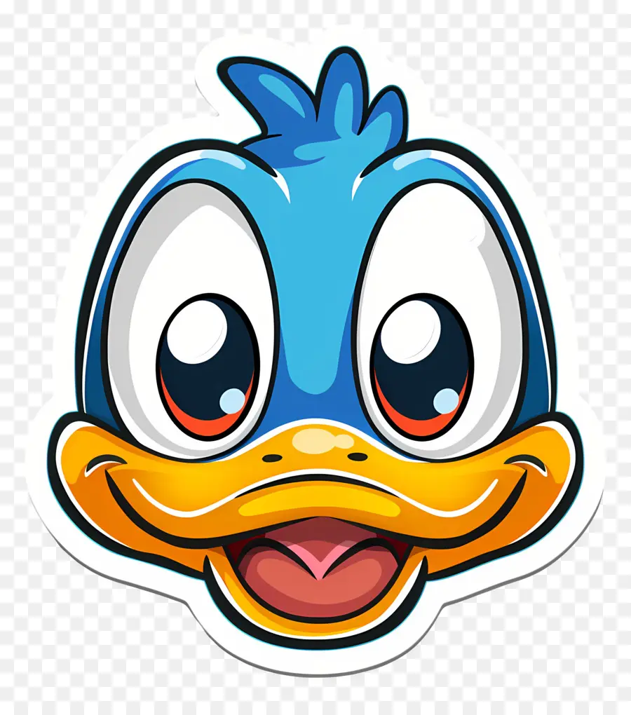 Donald Bebek，Wajah Bebek PNG