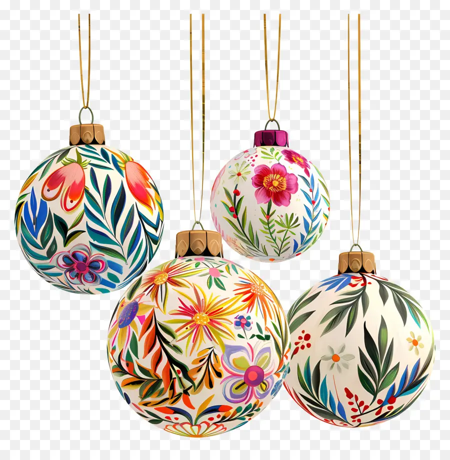 Ornamen Bola Bunga，Ornamen Bunga PNG