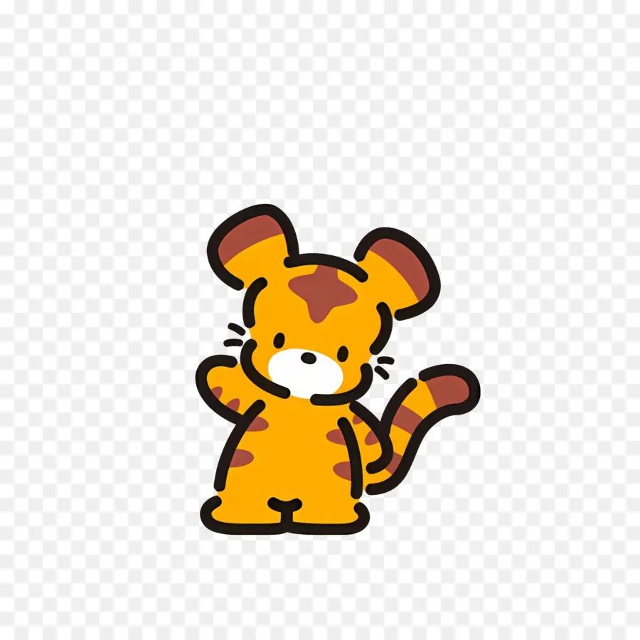 Pochacco，Harimau Oranye PNG