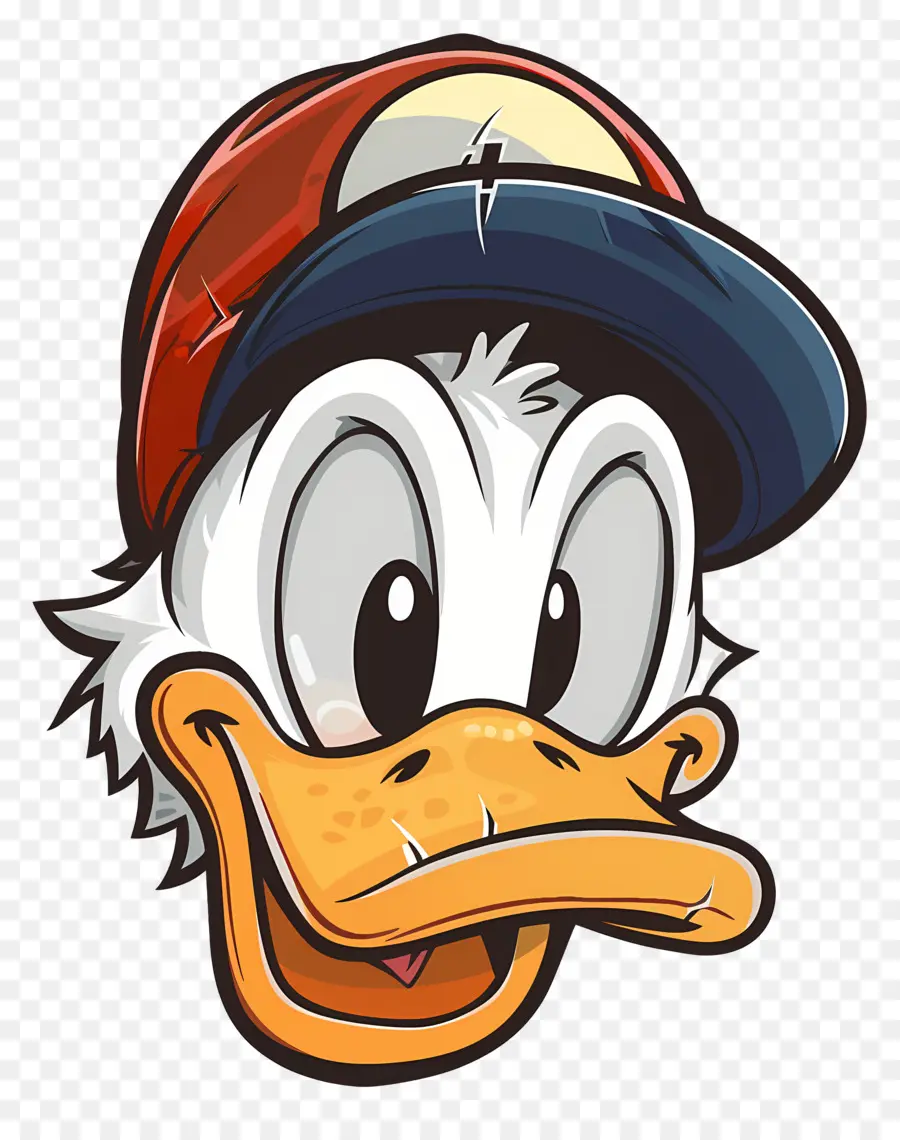 Donald Bebek，Bebek Dengan Cap PNG