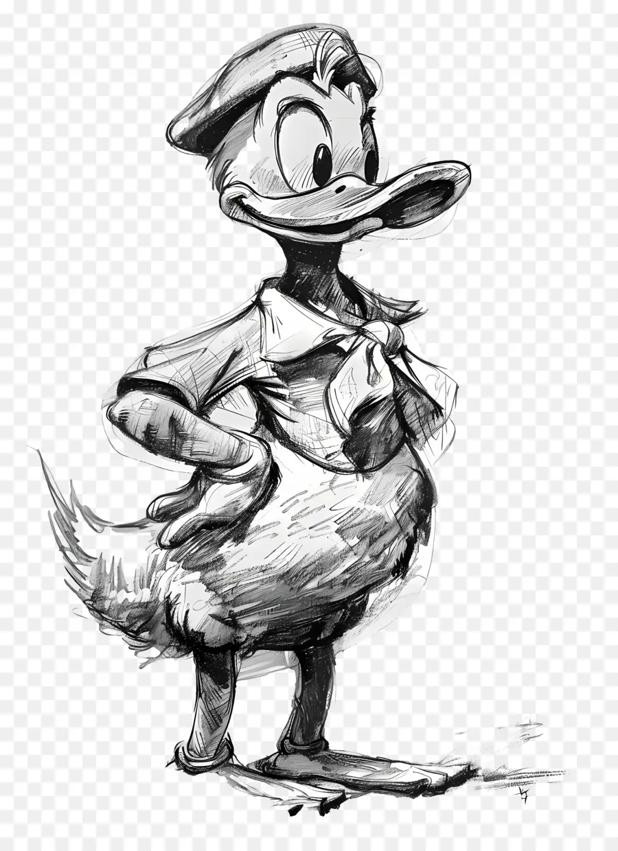 Donald Bebek，Bebek Kartun PNG