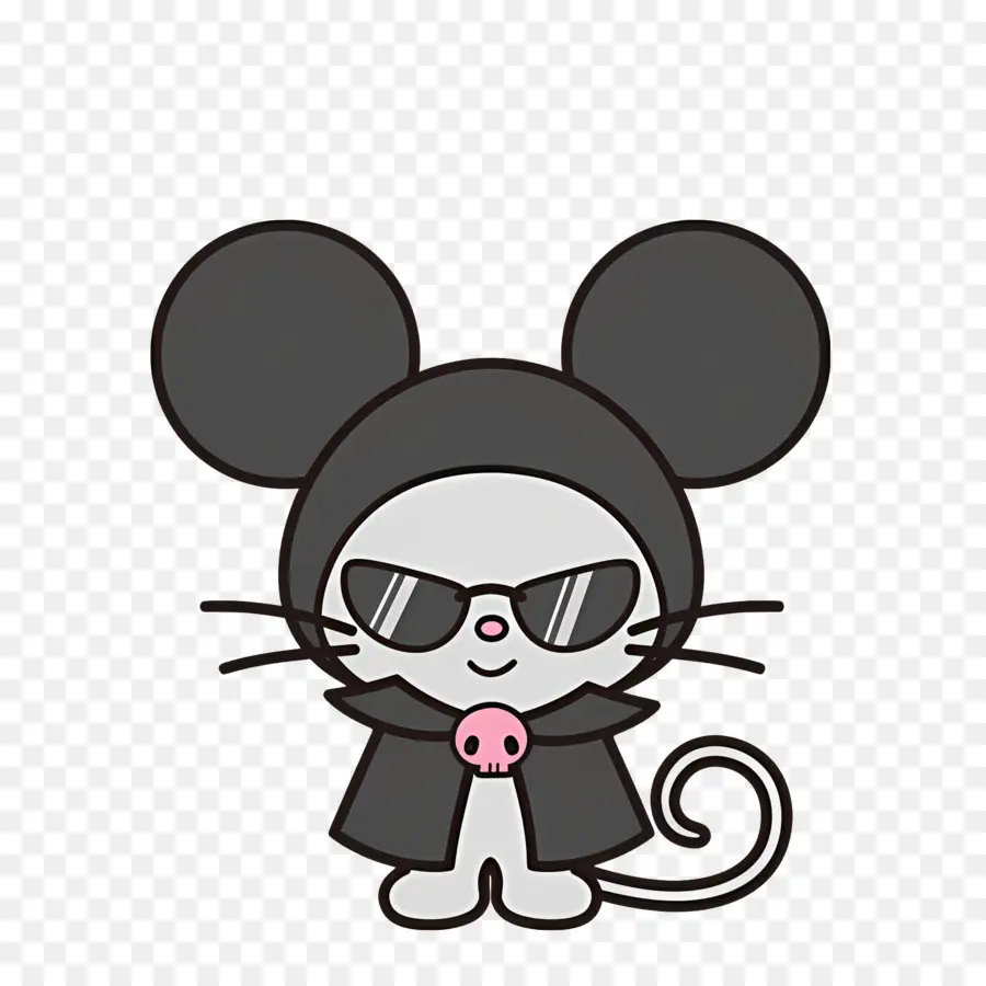 Kuromi，Kartun Tikus PNG