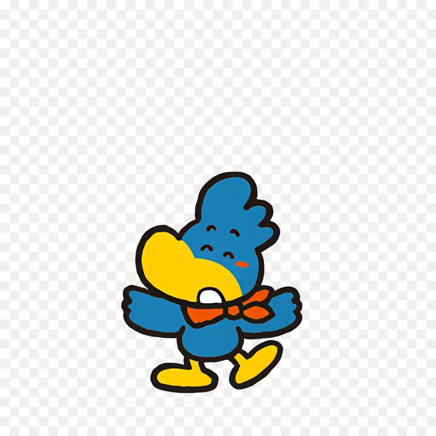 Anak Anak Waffle，Bebek Biru PNG