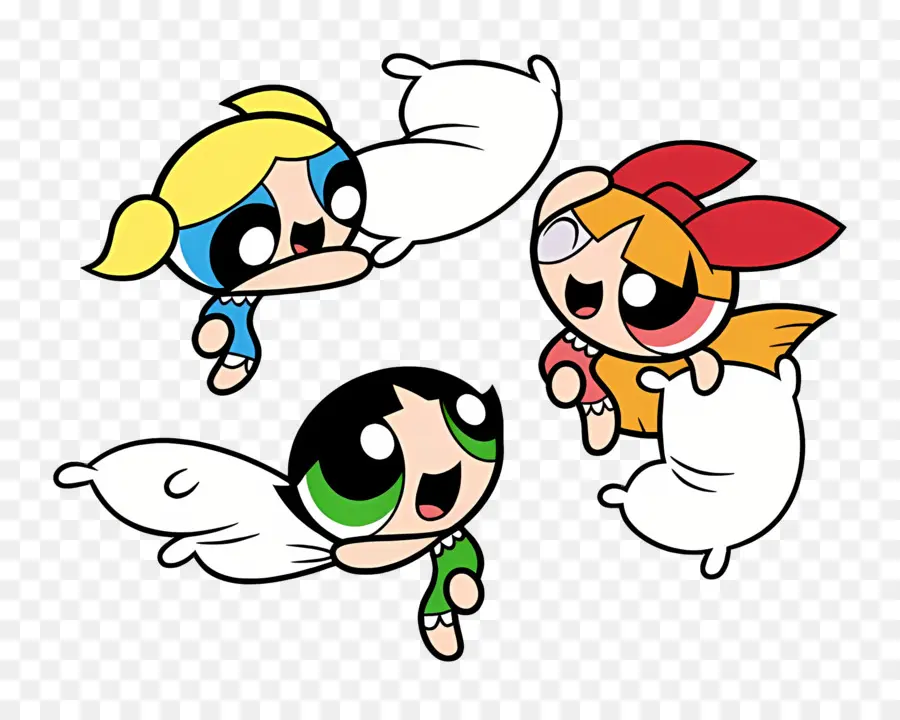 Gadis Powerpuff，Kartun PNG