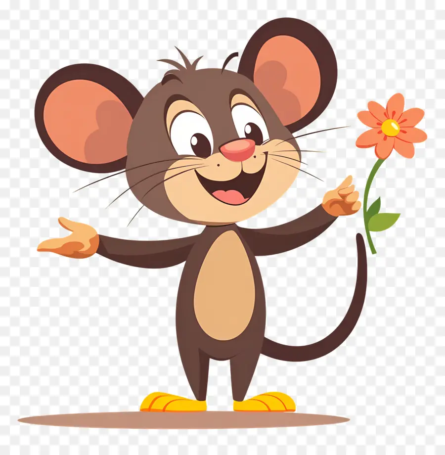 Tikus Kartun，Tikus Coklat PNG