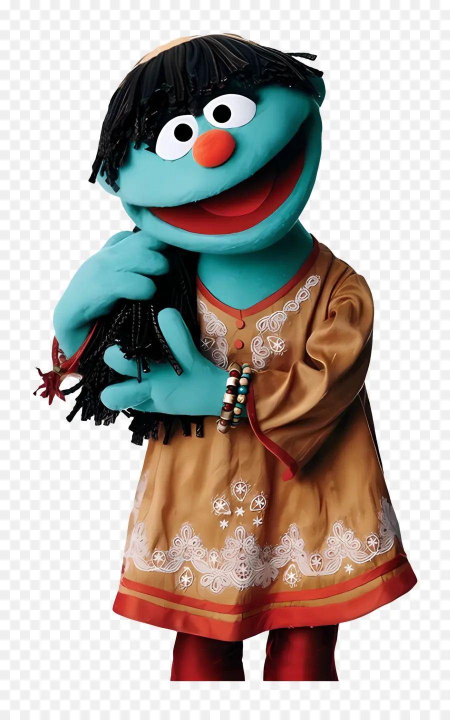 Galli Galli Sim Sim，Karakter Muppet Biru PNG