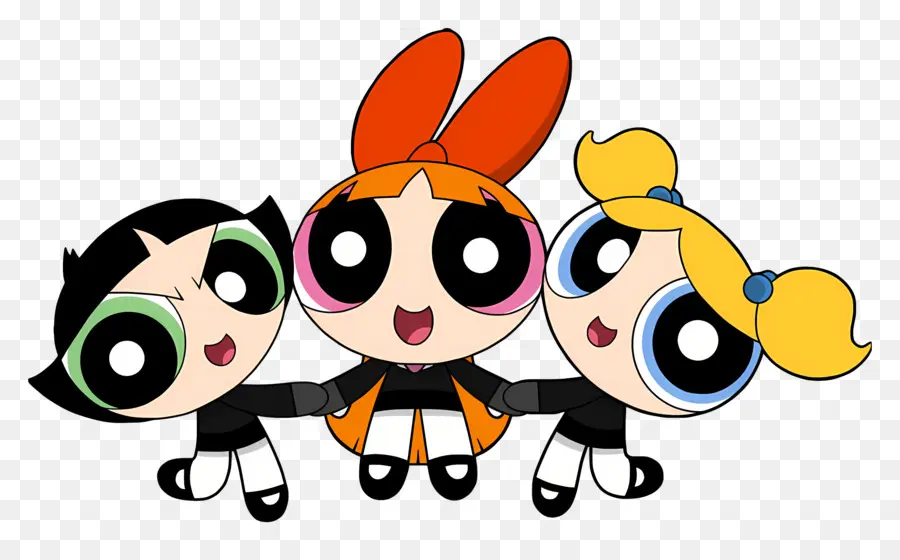 Gadis Powerpuff，Gadis Kartun PNG