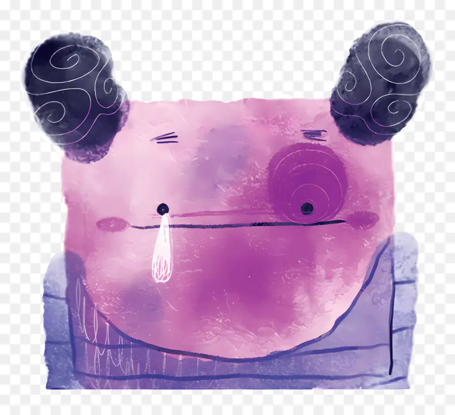 Monster Kecil，Monster Ungu PNG