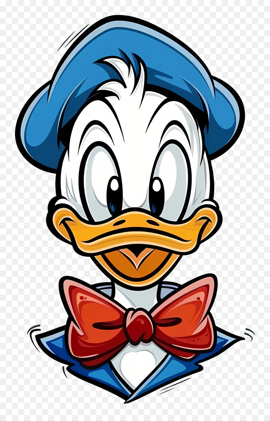 Donald Bebek，Bebek Berwarna Biru PNG