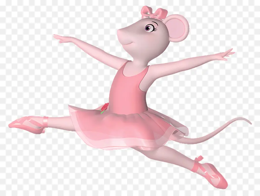 Angelina Balerina，Tikus Balerina Merah Muda PNG