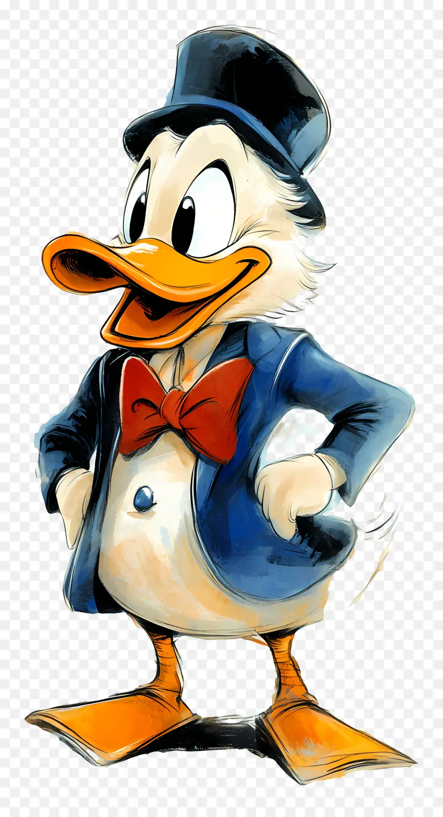 Donald Bebek，Bebek Dalam Pakaian Formal PNG