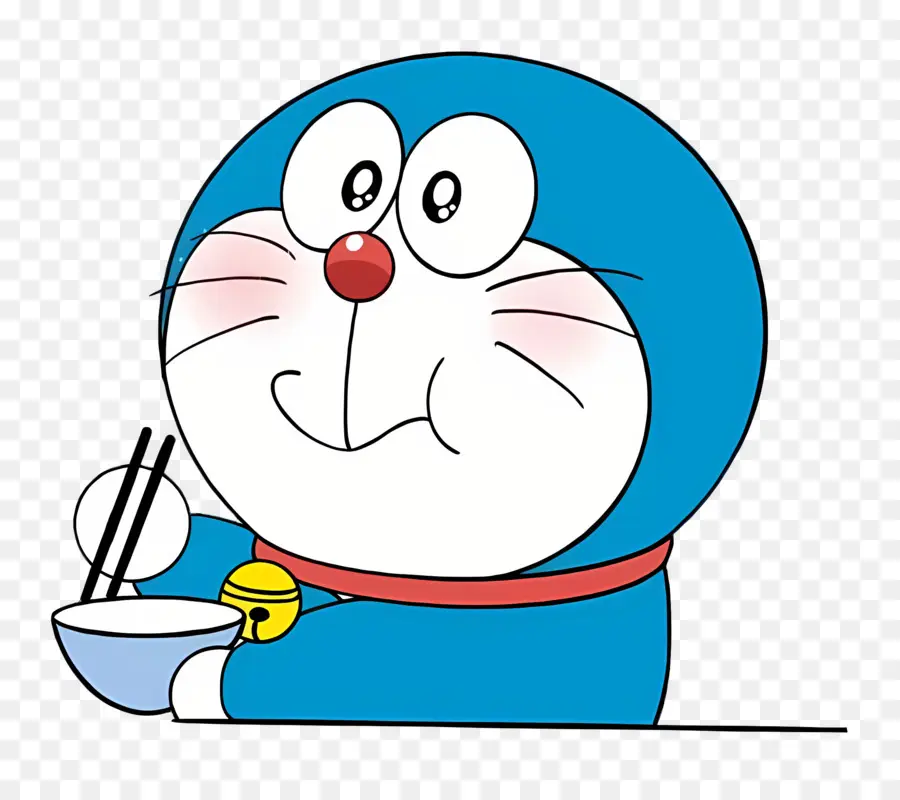 Doraemon，Makan Robot Biru PNG