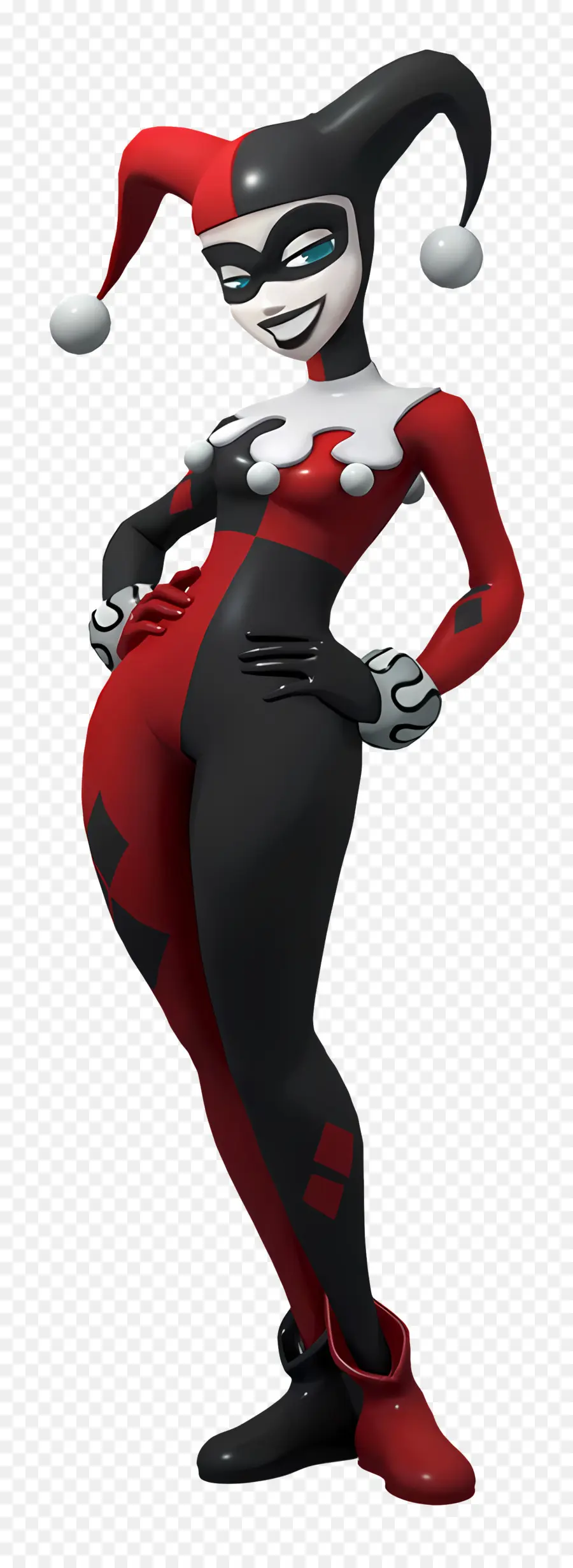 Harley Quinn，Kostum Harlequin PNG