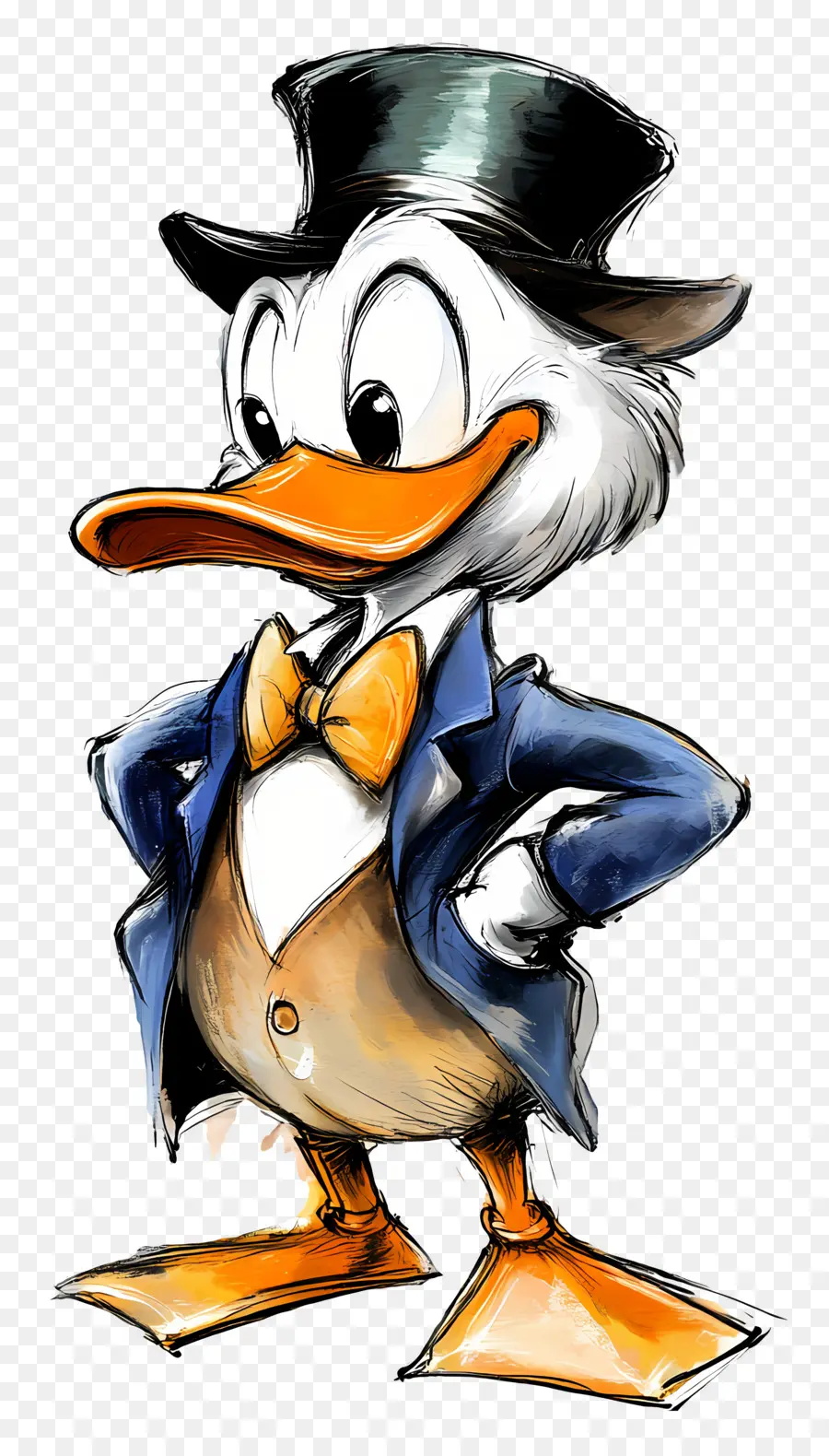 Donald Bebek，Bebek Dalam Pakaian Formal PNG