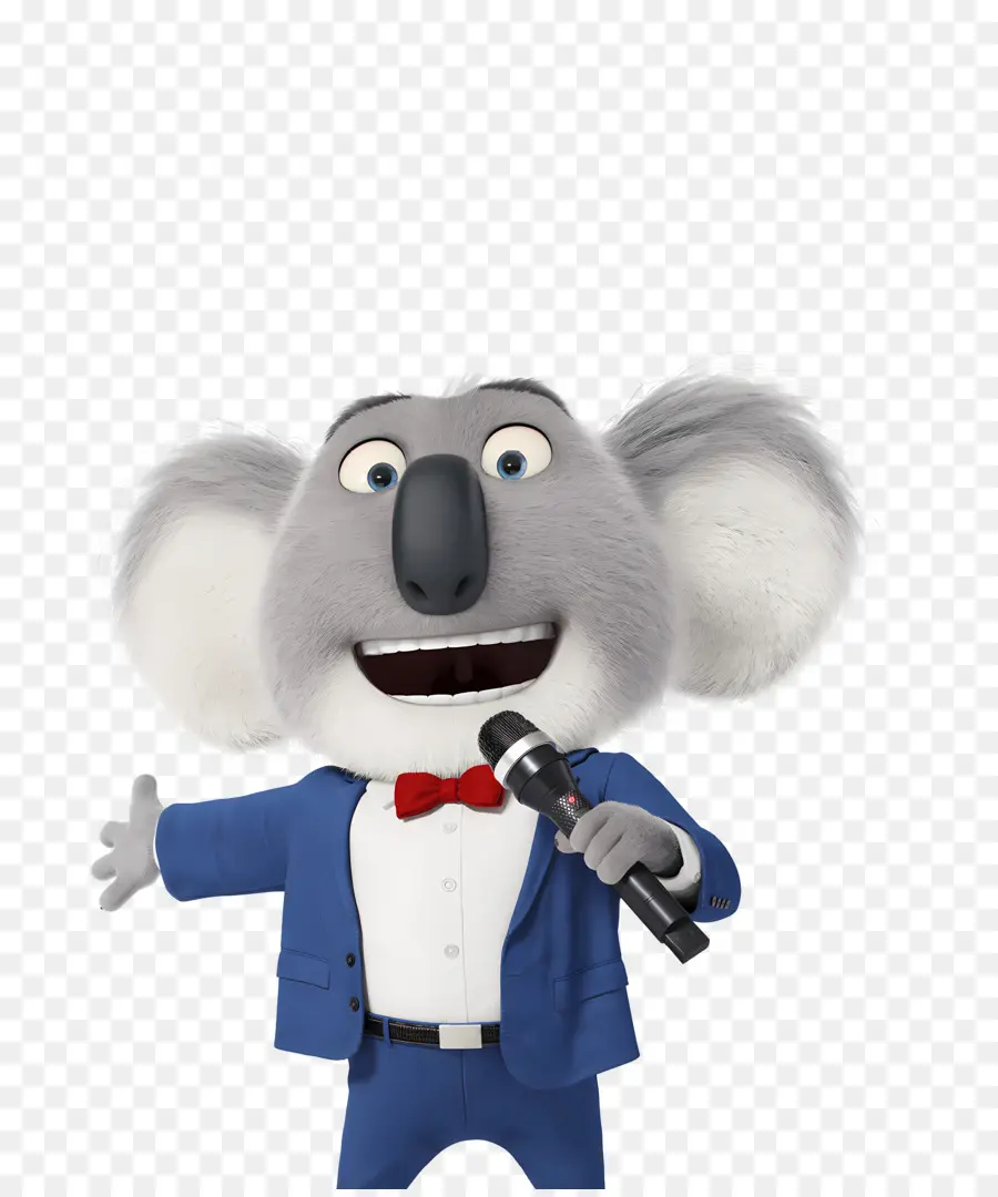 Menyanyi，Koala Dengan Mikrofon PNG