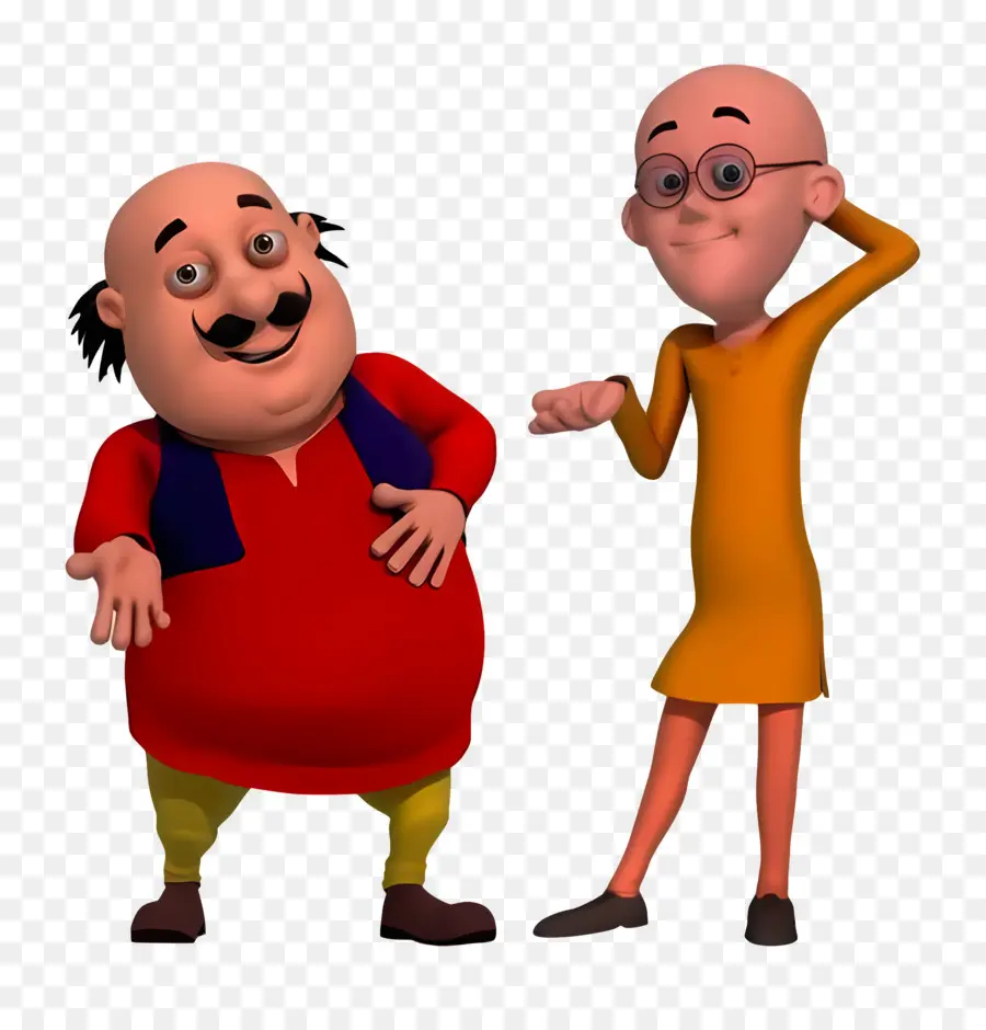 Motu Patlu，Karakter Kartun PNG