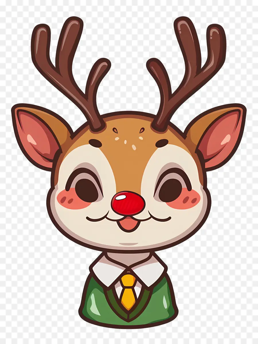 Rusa Natal，Rusa Kartun PNG