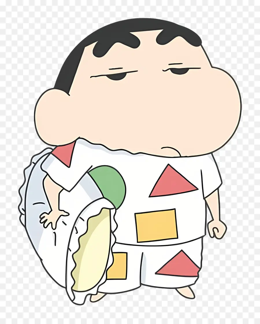 Shinchan，Bocah Kartun Dengan Piyama PNG