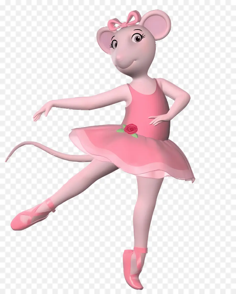 Angelina Balerina，Tikus Balerina Merah Muda PNG