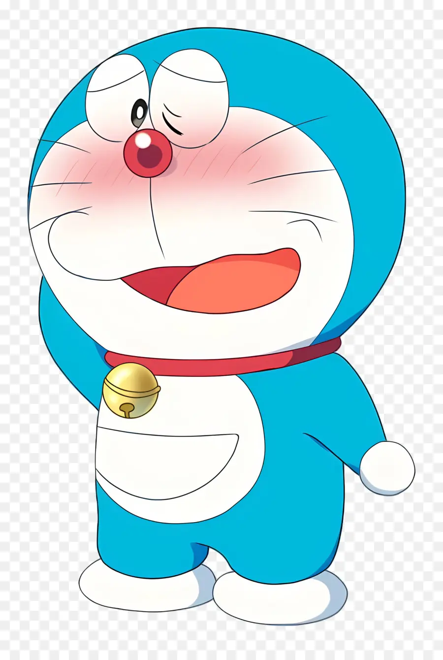 Doraemon，Robot Biru Memerah PNG