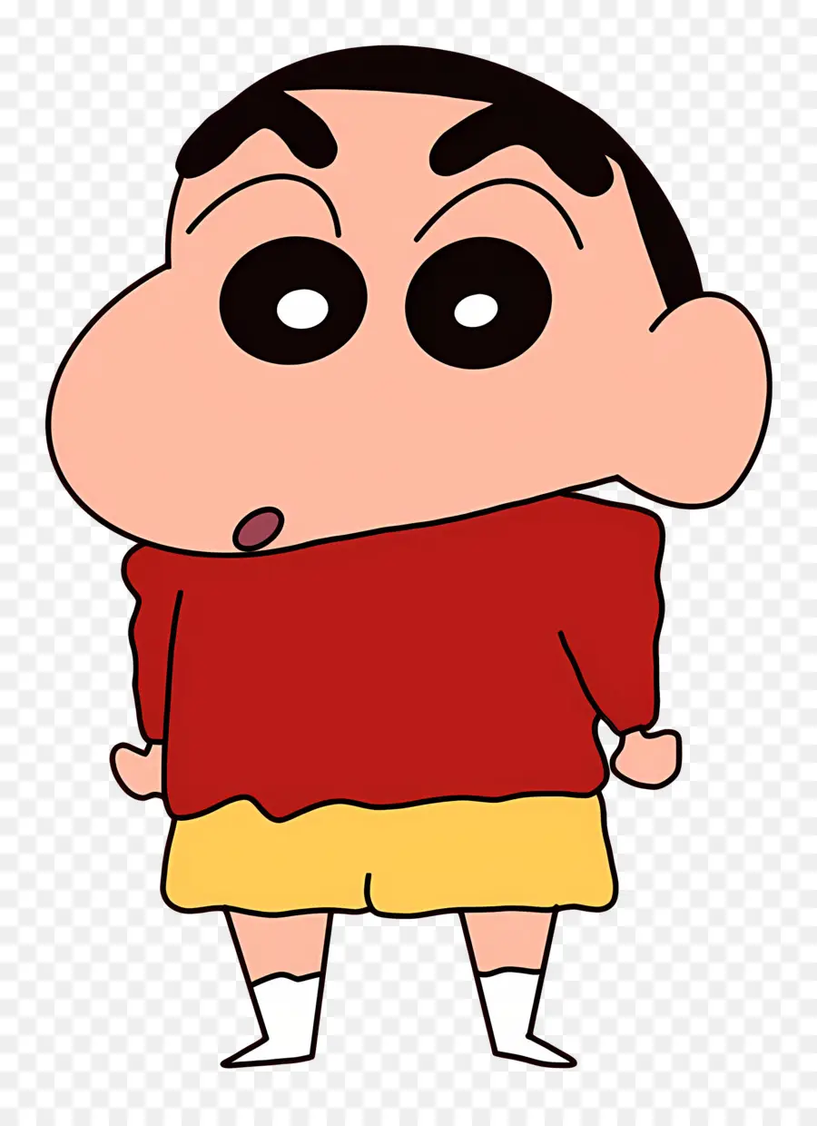 Shinchan，Bocah Kartun Dengan Ransel PNG